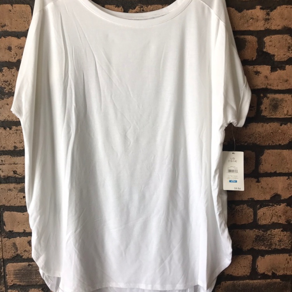 White Danskin Now T-shirt
